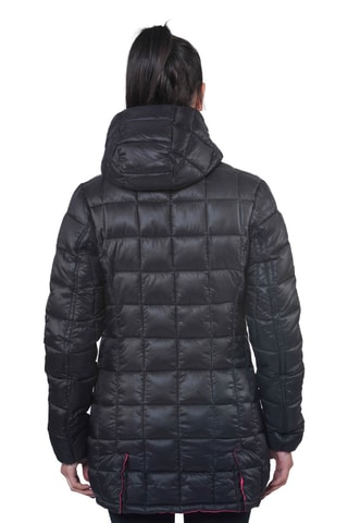 Blusão comprido com capuz Awill Preto