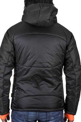 Blusão com capuz Cepeak Preto e laranja