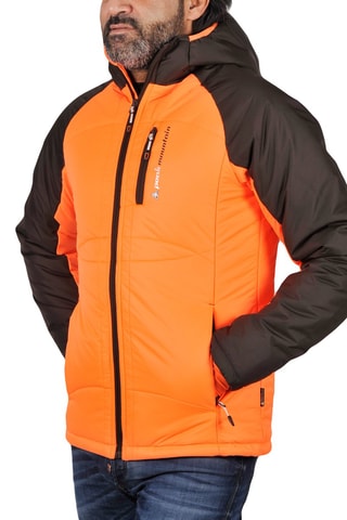 Blusão com capuz Cepeak Laranja e castanho