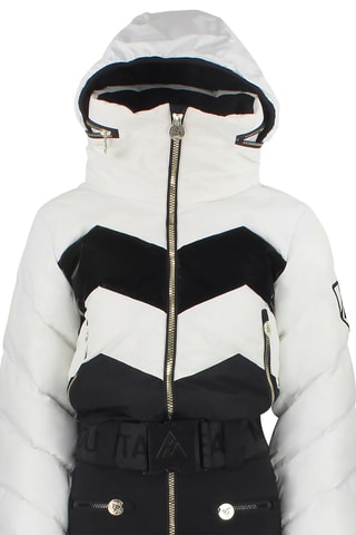 Macacão de esqui com capuz Antiero - Cru