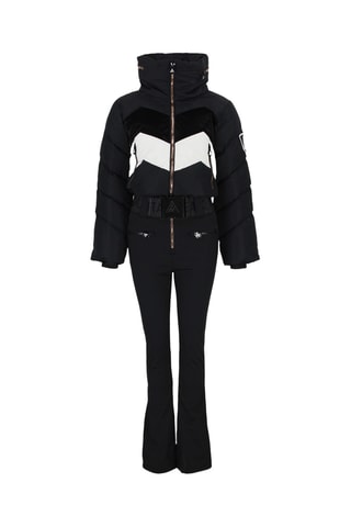 Macacão de esqui com capuz Antiero - Preto