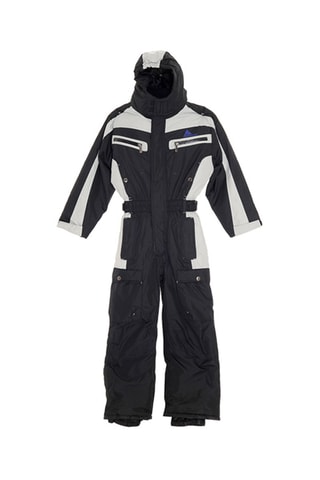 Macacão de esqui Etel Preto e branco