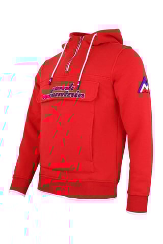 Sweat com capuz Ceflow Vermelho