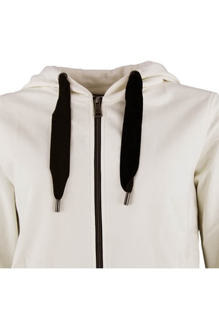 Sweat com capuz Aclara Creme