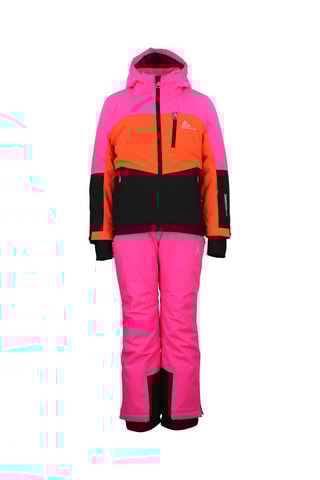 Casaco com capuz e calças - Rosa