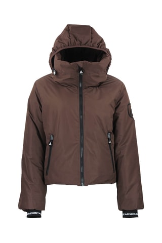 Casaco com capuz Ally - Castanho