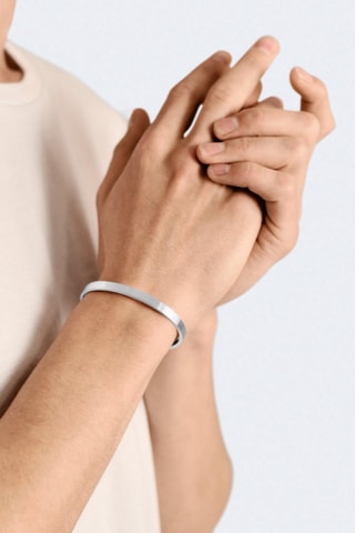 Pulseira rígida - Prata