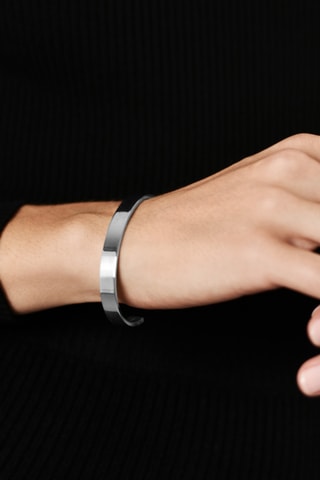 Pulseira rígida - Prata