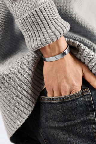 Pulseira rígida - Prata