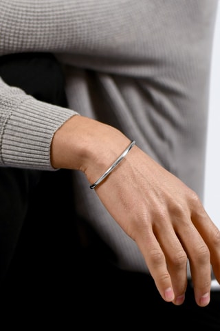 Pulseira rígida - Prata