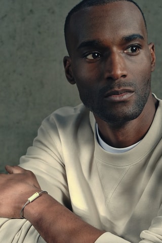 Pulseira - Cerâmica e prata