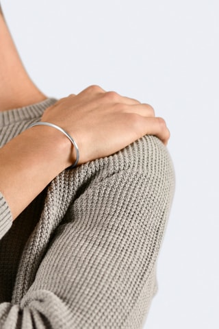 Pulseira rígida - Prata