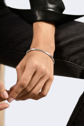 Pulseira rígida - Prata