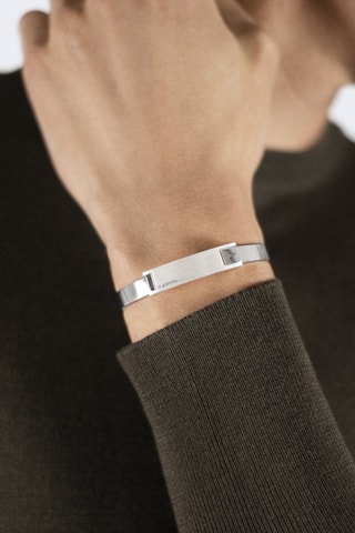 Placa para pulseira - Prata