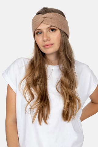 Bandeau Lana 100% cachemire 4 fils - Camel chiné