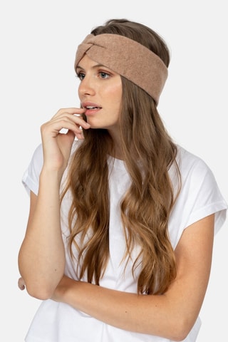 Bandeau Lana 100% cachemire 4 fils - Camel chiné