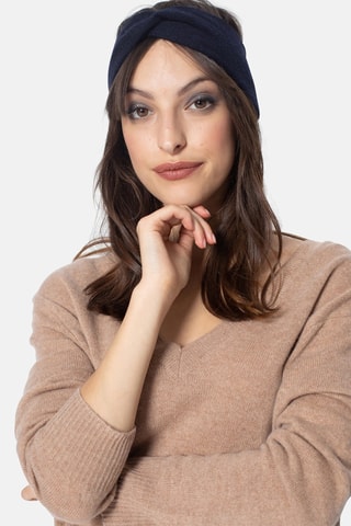 Bandeau Lana 100% cachemire, 4 fils - Bleu marine