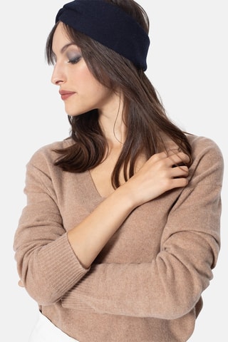 Bandeau Lana 100% cachemire, 4 fils - Bleu marine