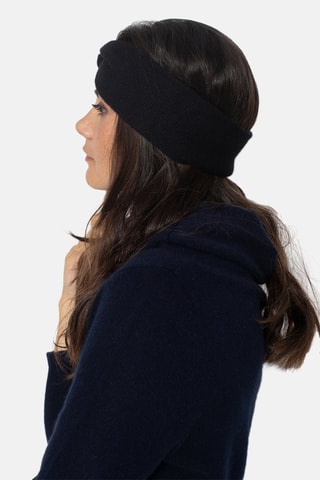 Bandeau Lana 100% cachemire, 4 fils - Noir