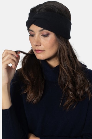 Bandeau Lana 100% cachemire, 4 fils - Noir