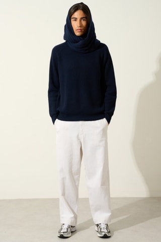 Tour de cou Tommy 100% cachemire, 4 fils - Bleu marine