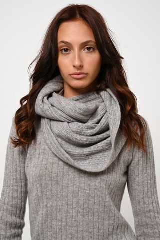 Tour de cou Tommy 100% cachemire, 4 fils - Nuage chiné