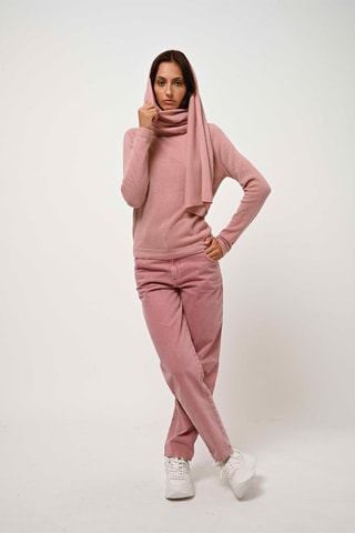 Echarpe Vaymont 100% cachemire, 2 fils - Rose