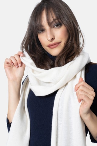 Echarpe Vaymont 100% cachemire, 2 fils - Ivoire