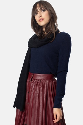 Echarpe Vaymont 100% cachemire, 2 fils - Noir