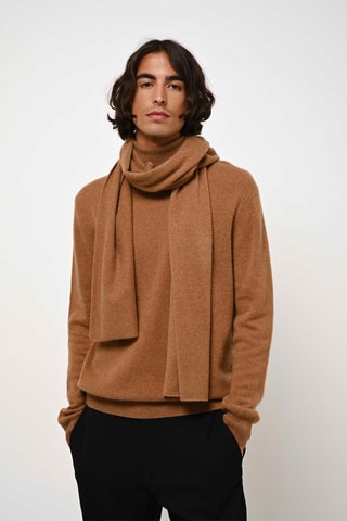 Echarpe Vaymont 100% cachemire, 2 fils - Noisette