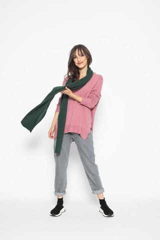 Echarpe Vaymont 100% cachemire, 2 fils - Vert foncé