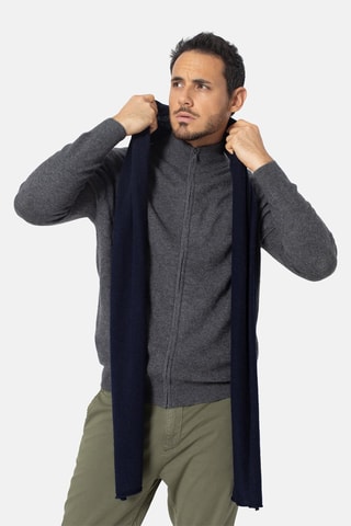 Echarpe Vaymont 100% cachemire, 2 fils - Bleu marine