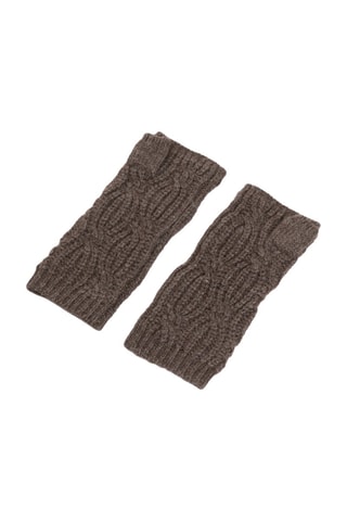 Mitaines Iris 100% cachemire 6 fils - Taupe chiné