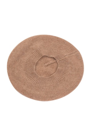 Béret Liwi 100% cachemire 4 fils - Camel chiné