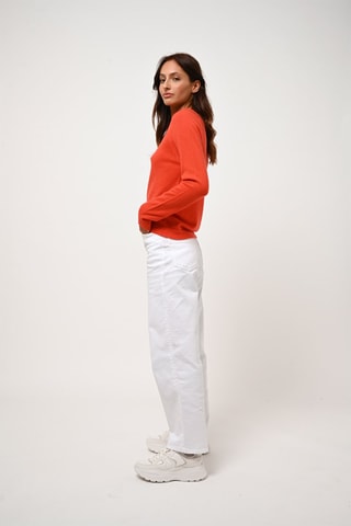 Pull Ecrin 100% cachemire - Col rond - Orange