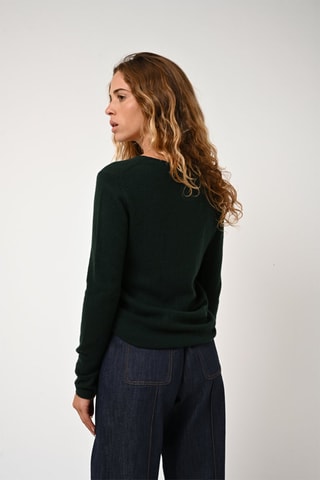 Pull Epéna 100% cachemire - Col rond - Cyprès