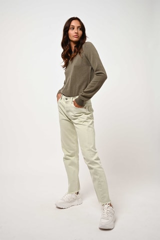 Pull Etret 100% cachemire - Col rond - Vert