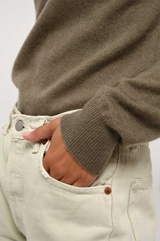 Pull Etret 100% cachemire - Col rond - Vert