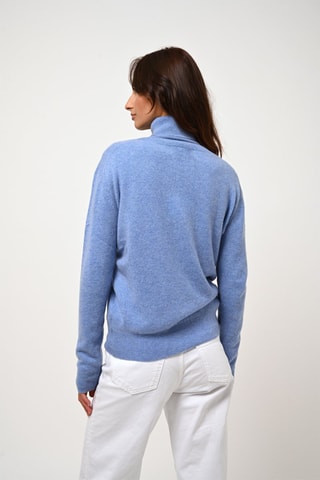 Pull Gardoria 100% cachemire - Col en V - Bleu ciel