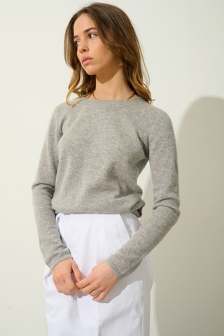 Pull Epéna 100% cachemire, 2 fils - Col rond - Nuage chiné