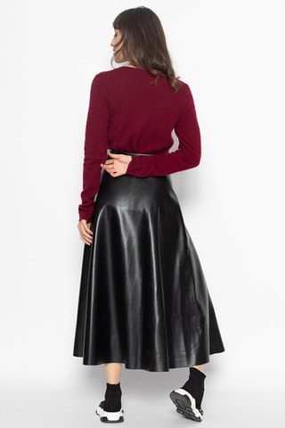 Pull Epéna 100% cachemire, 2 fils - Col rond - Bordeaux