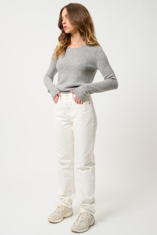 Pull Ivy 100% cachemire, 4 fils - Col rond - Nuage chiné