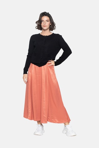 Gilet Caron 100% cachemire, 2 fils - Col rond - Noir