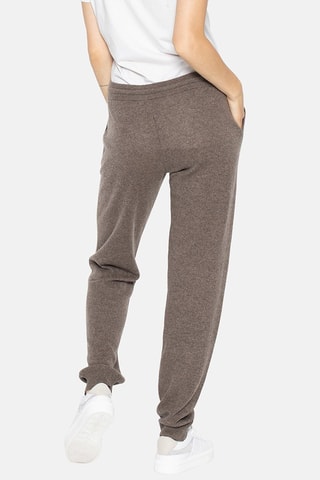 Jogging Ferrand 100% cachemire, 2 fils - Taupe chiné