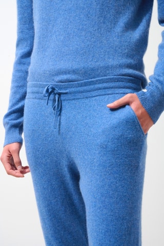 Jogging Bichet 100% cachemire, 2 fils - Bleu clair