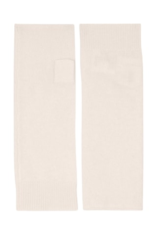 Mitaines Serre 100% cachemire, 2 fils - Ivoire