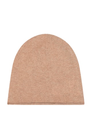 Bonnet 100% cachemire, 2 fils Pinier - Camel chiné