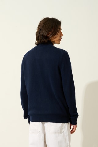 Gilet Lyna 100% cachemire, 4 fils - Bleu marine