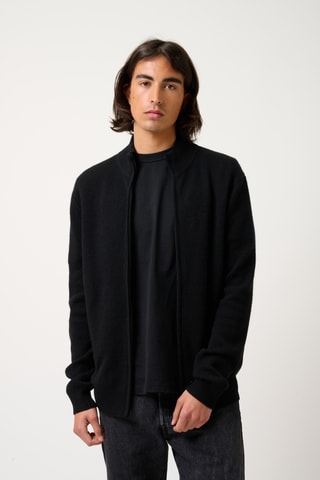 Gilet Lyna 100% cachemire, 4 fils - Noir