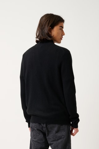 Gilet Lyna 100% cachemire, 4 fils - Noir